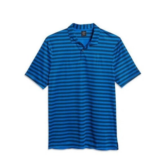 Oakley Mens Step Shade Stripe Performance Polo Ozone Size Small NWT - Picture 11 of 12